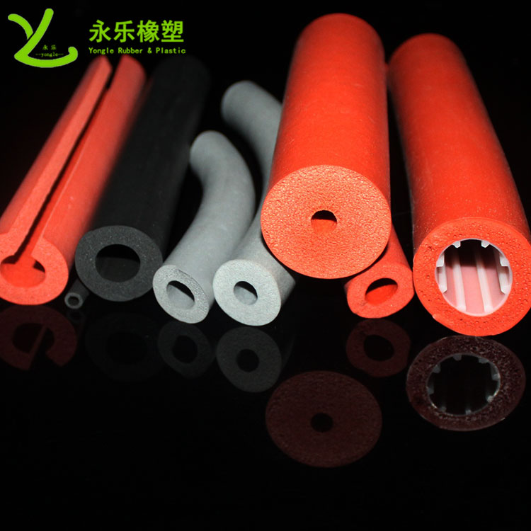 硅膠發(fā)泡管，耐高溫發(fā)泡硅膠管，保溫發(fā)泡硅膠管