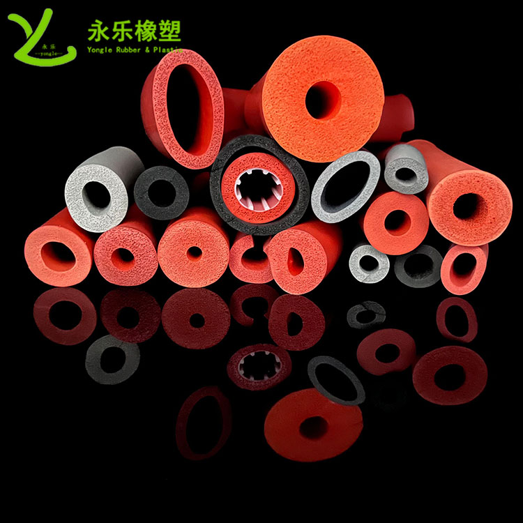 擠出發(fā)泡硅膠管，耐高溫發(fā)泡硅膠管，耐老化發(fā)泡硅膠管