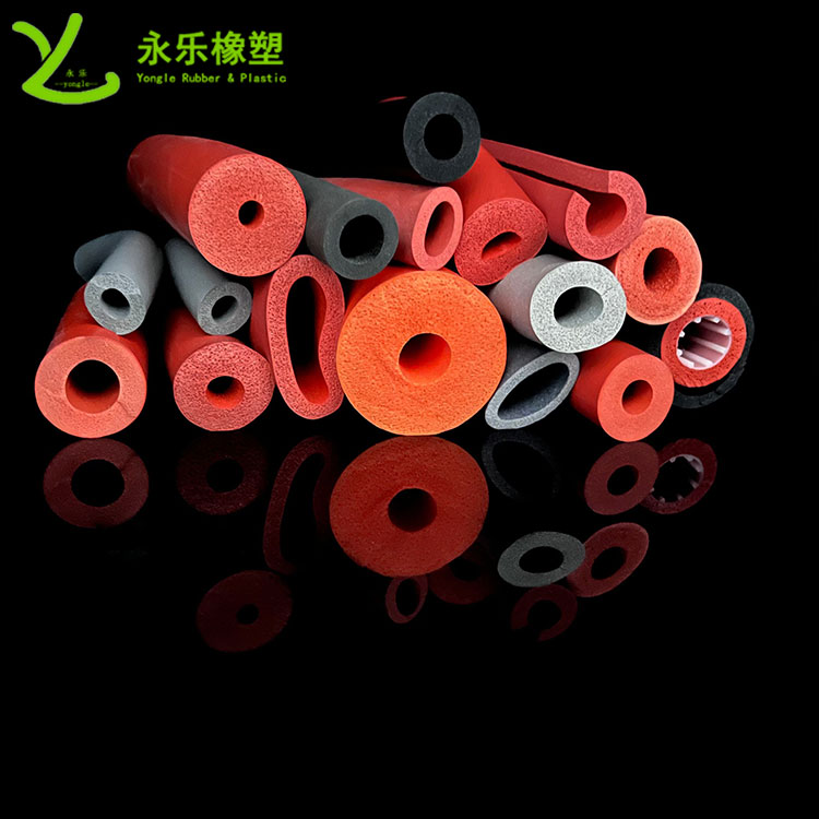 擠出發(fā)泡硅膠管，耐高溫發(fā)泡硅膠管，耐老化發(fā)泡硅膠管