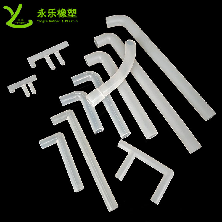 醫(yī)用硅膠彎管，模壓硅膠彎管，血氧儀硅膠彎管