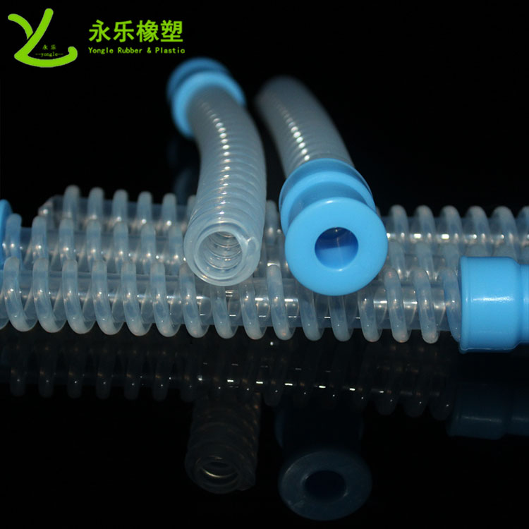 呼吸機(jī)硅膠波紋管，醫(yī)用硅膠波紋管，無氣味硅膠波紋管